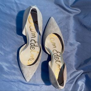 Sam Edelman  women’s low heeled pump mushroom colored Suede new size 6.5